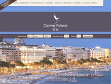 Tablet Screenshot of cannes-palace.com